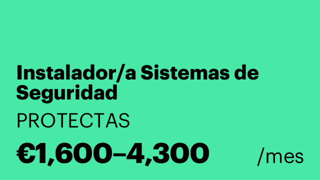 Instalador/a Sistemas de Seguridad