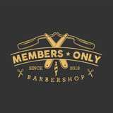 Members Only Barber Shop logo
