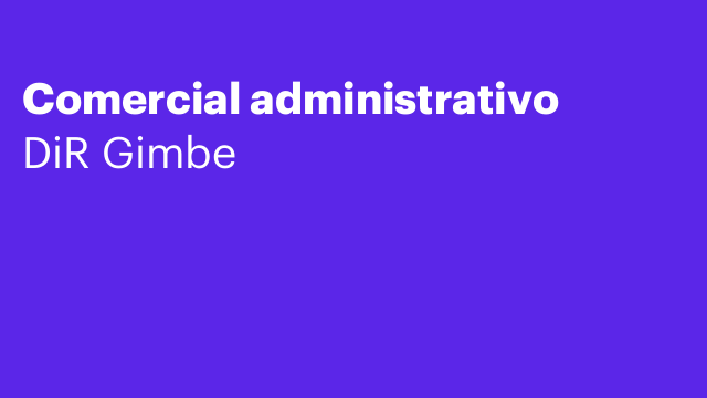 Comercial administrativo