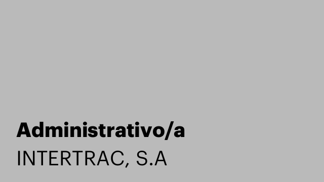 Administrativo/a