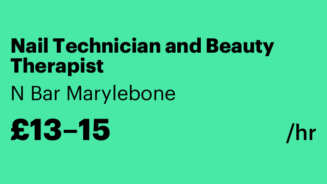 Nail Technician and Beauty Therapist