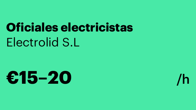 Oficiales electricistas