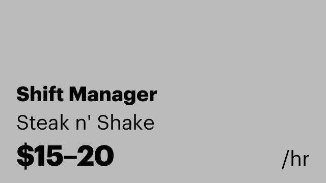 Shift Manager