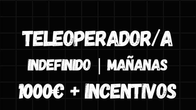 Teleoperador/a indefinido mañanas