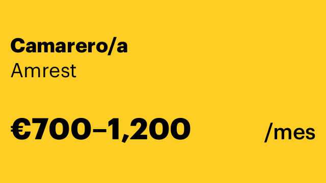 Camarero/a