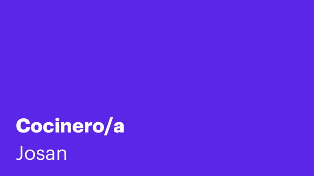 Cocinero/a