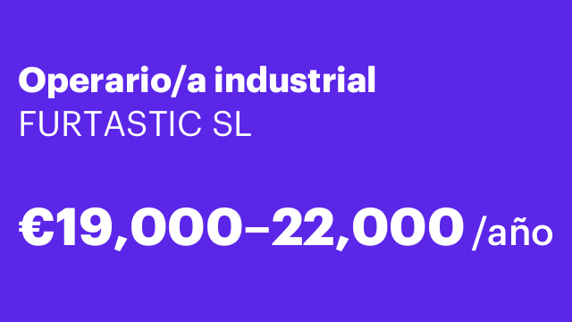 Operario/a industrial