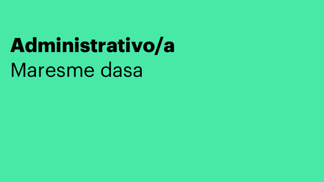 Administrativo/a