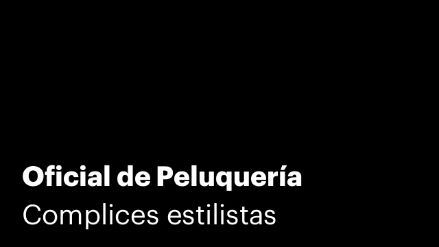 Oficial de Peluquería