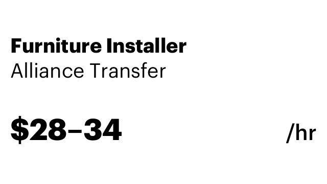 Furniture Installer