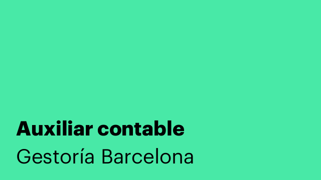 Auxiliar contable