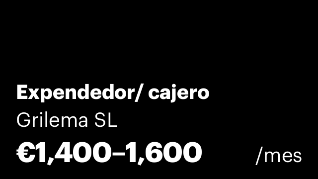 Expendedor/ cajero