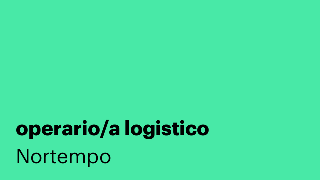 operario/a logistico