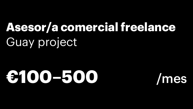 Asesor/a comercial freelance