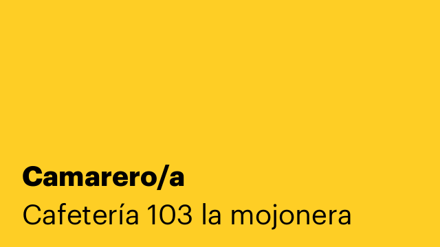 Camarero/a
