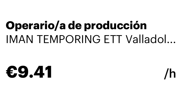 Operario/a de producción