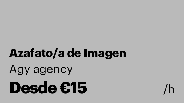 Azafato/a de Imagen