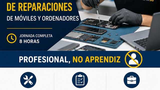 Técnico Reparación de Móviles y Ordenadores