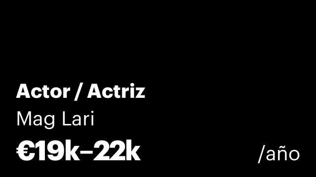 Actor / Actriz