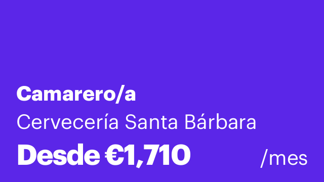 Camarero/a