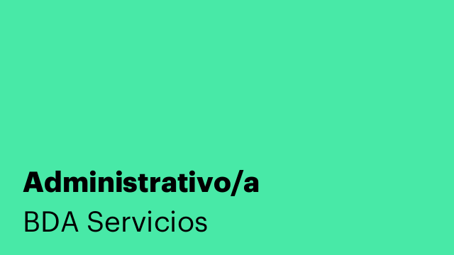 Administrativo/a