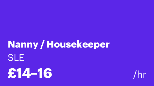 Nanny / Housekeeper