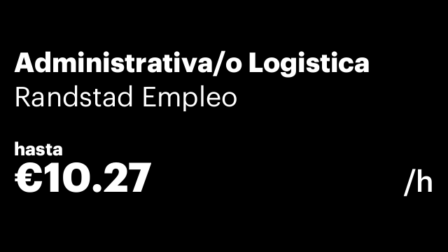 Administrativa/o Logistica