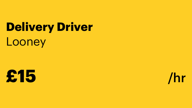Delivery Driver