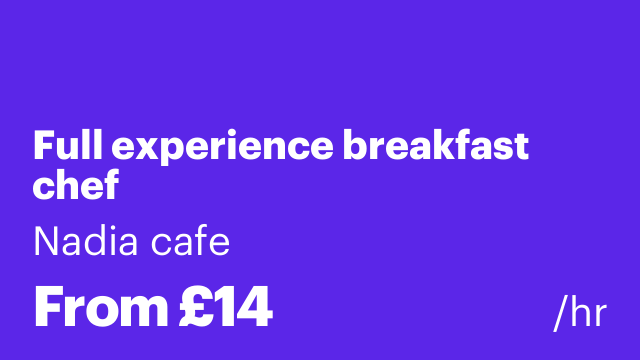 Full experience breakfast chef