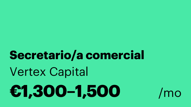 Secretario/a comercial