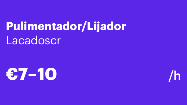 Pulimentador/Lijador