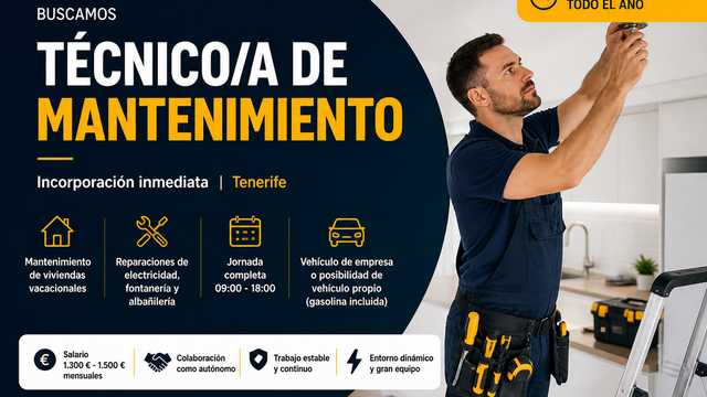 Técnico/a de Mantenimiento