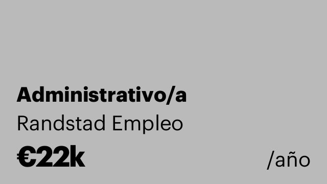 Administrativo/a