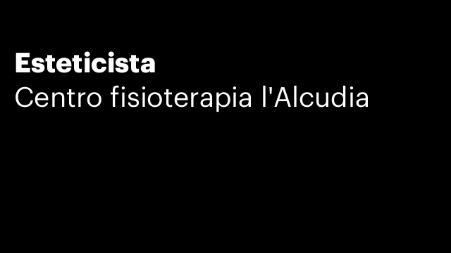 Esteticista