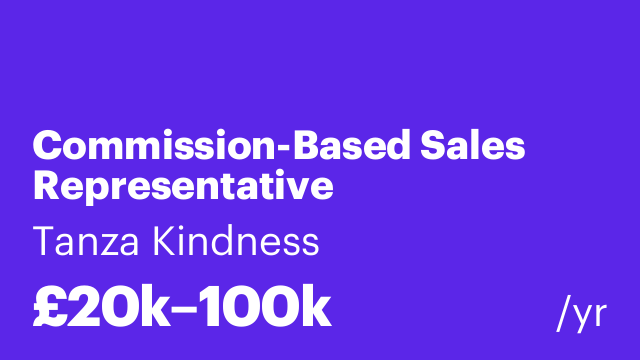 Commission-Based Sales Representative