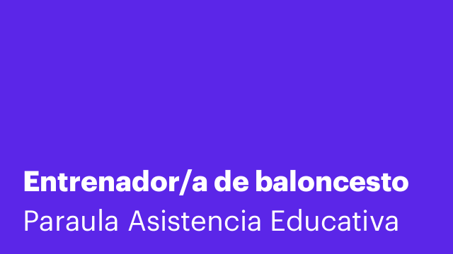 Entrenador/a de baloncesto