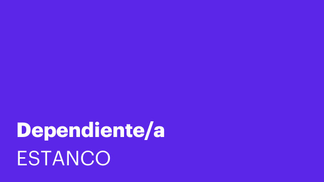 Dependiente/a