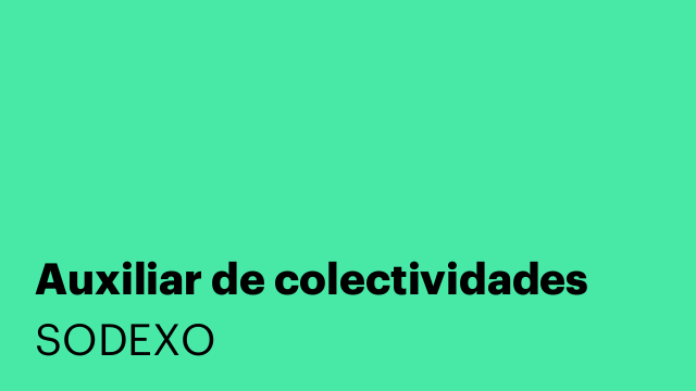 Auxiliar de colectividades