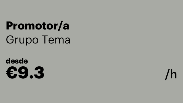 Promotor/a
