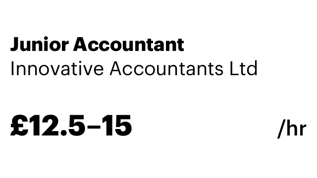 Junior Accountant