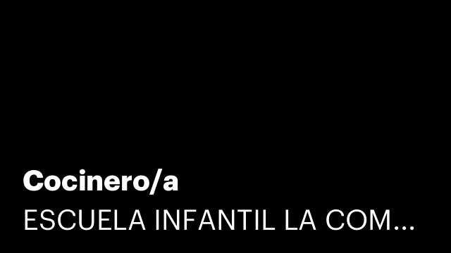 Cocinero/a