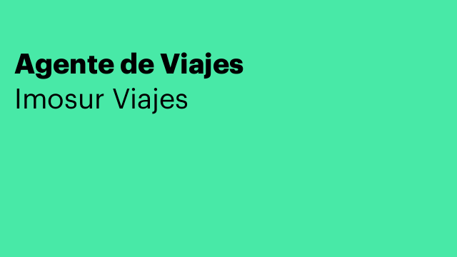 Agente de Viajes