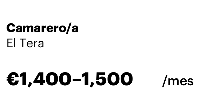 Camarero/a
