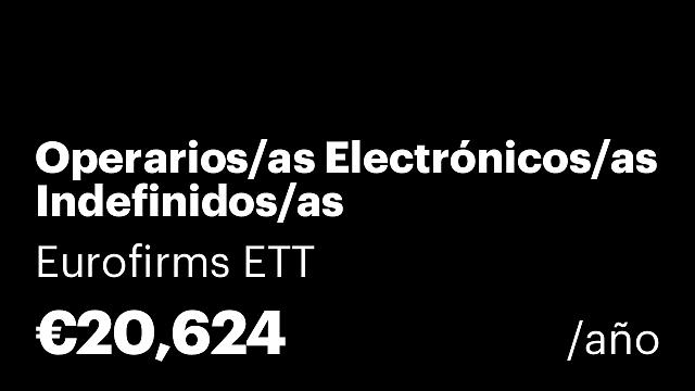 Operarios/as Electrónicos/as Indefinidos/as
