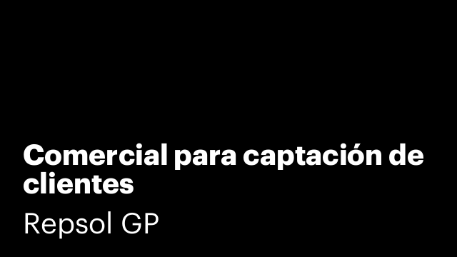 Comercial para captación de clientes