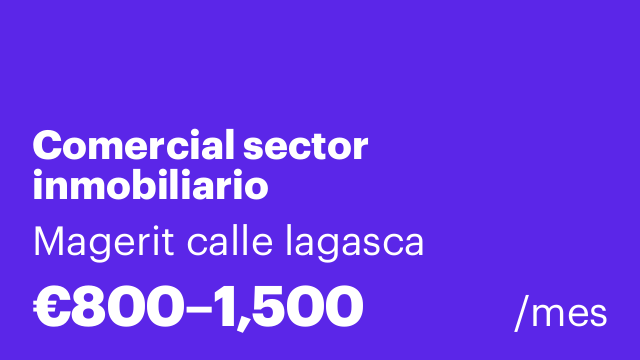 Comercial sector inmobiliario