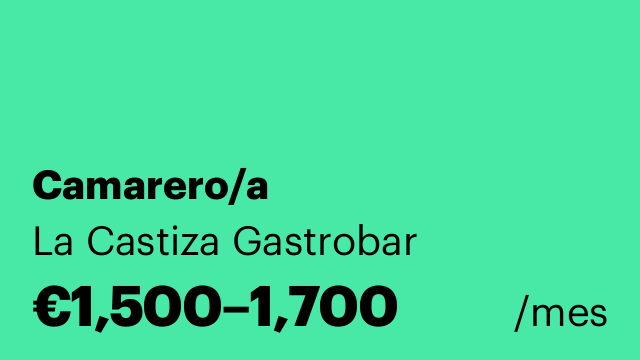 Camarero/a