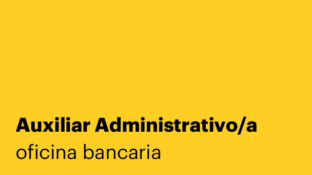 Auxiliar Administrativo/a