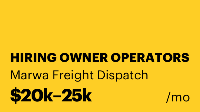 HIRING OWNER OPERATORS