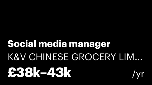 Social media manager